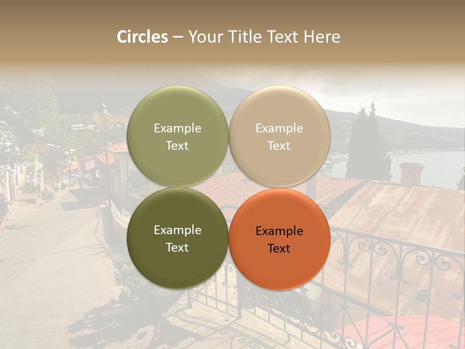 Window Hot South PowerPoint Template