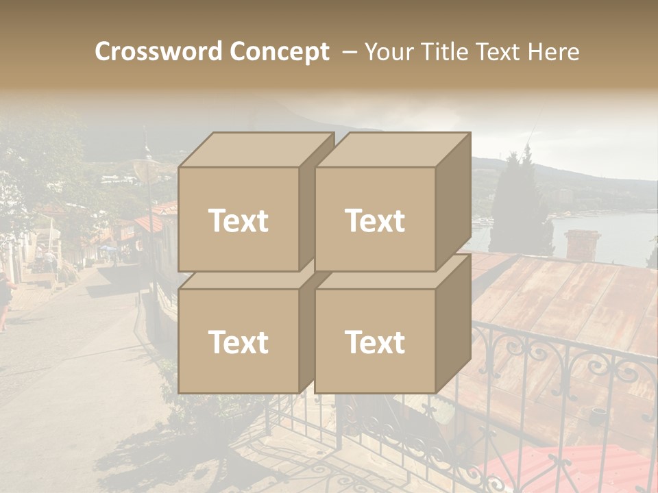 Window Hot South PowerPoint Template