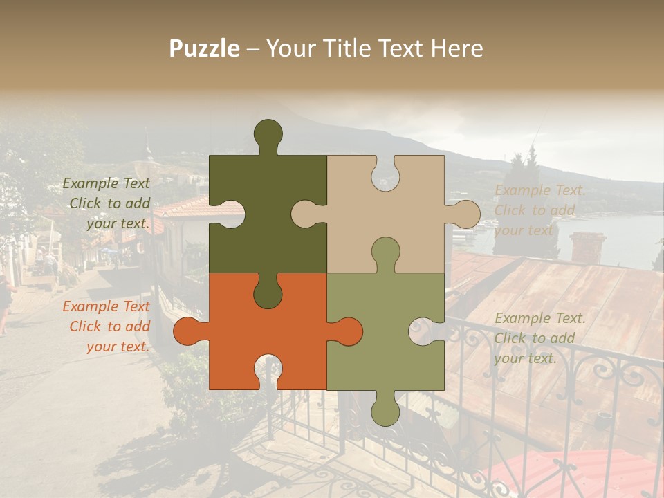 Window Hot South PowerPoint Template