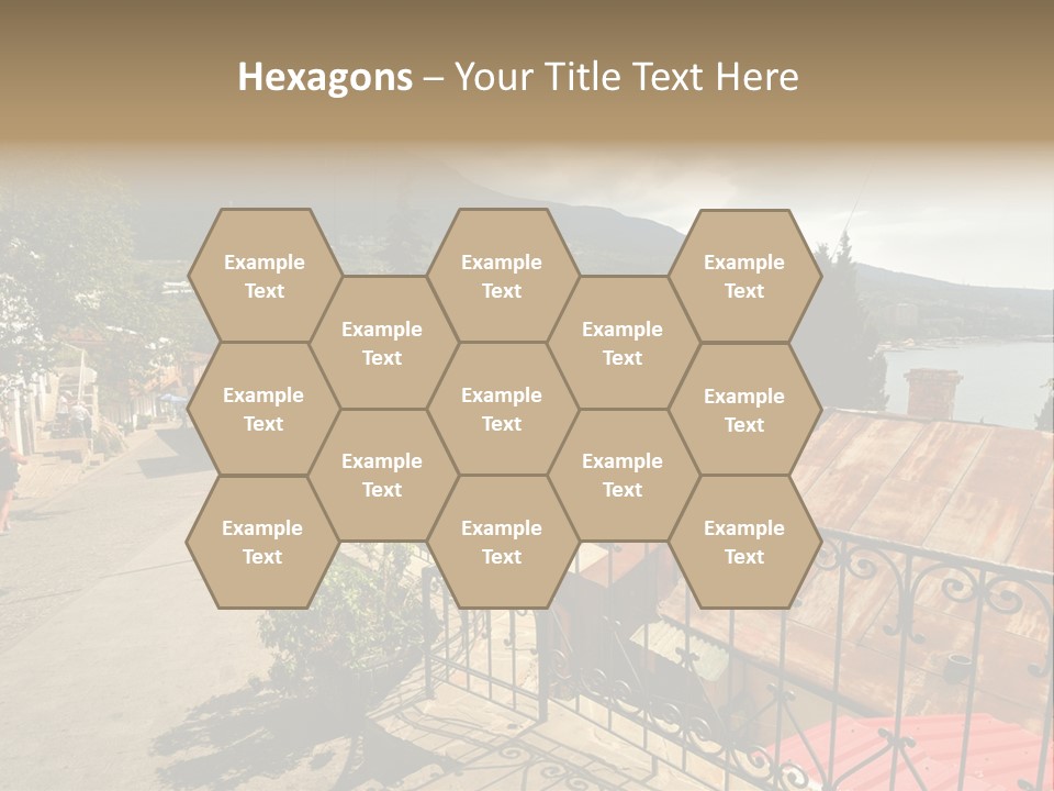 Window Hot South PowerPoint Template