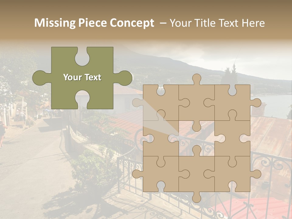 Window Hot South PowerPoint Template