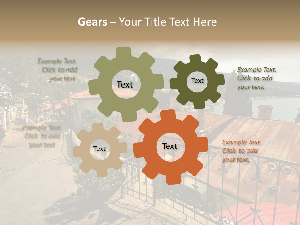 Window Hot South PowerPoint Template