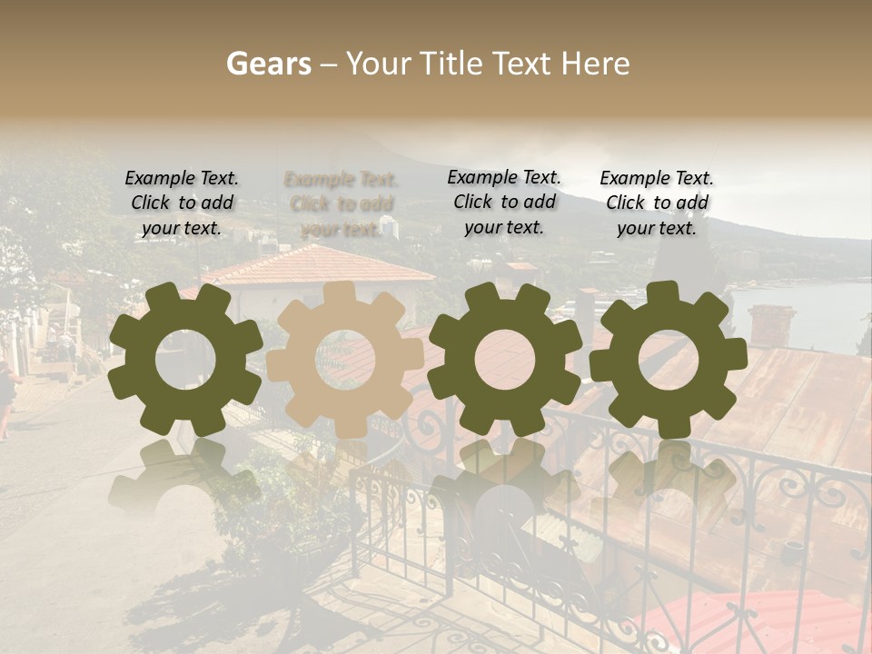 Window Hot South PowerPoint Template