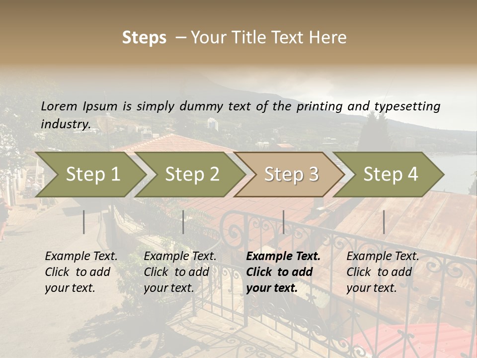Window Hot South PowerPoint Template