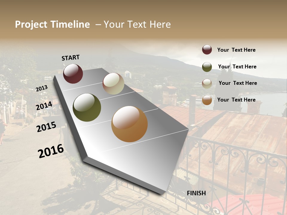 Window Hot South PowerPoint Template