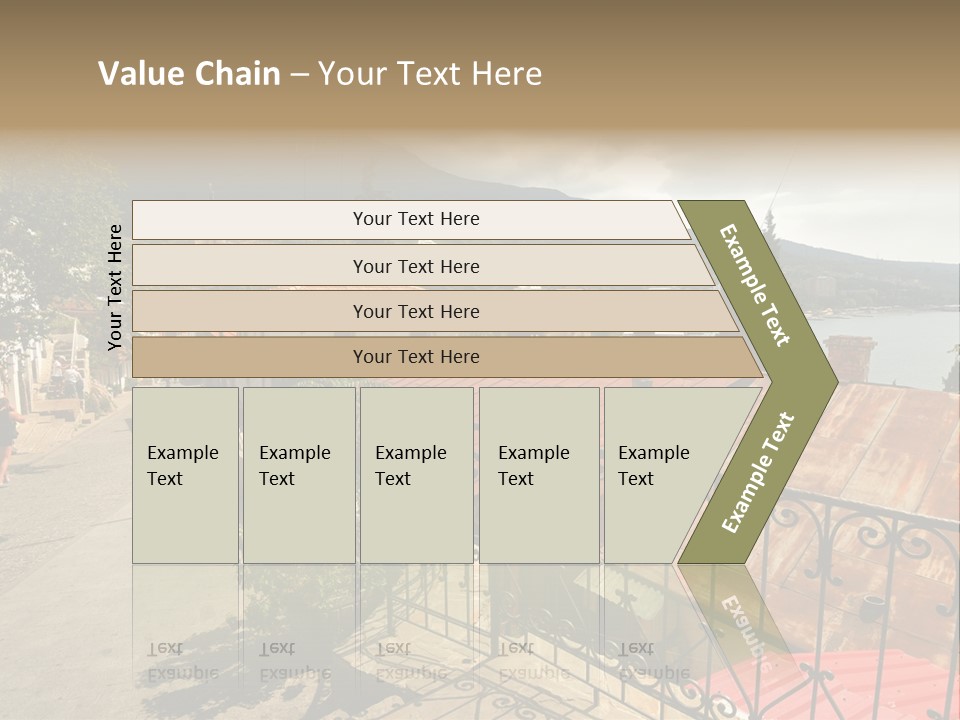 Window Hot South PowerPoint Template