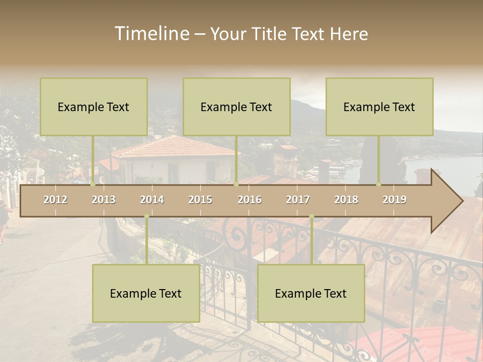 Window Hot South PowerPoint Template