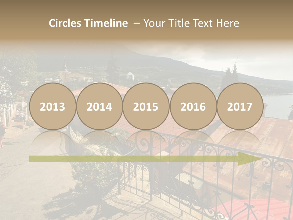 Window Hot South PowerPoint Template