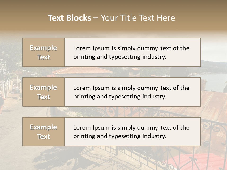Window Hot South PowerPoint Template
