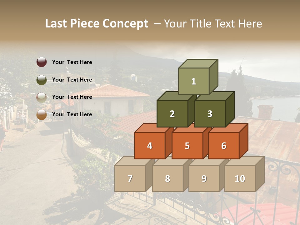 Window Hot South PowerPoint Template