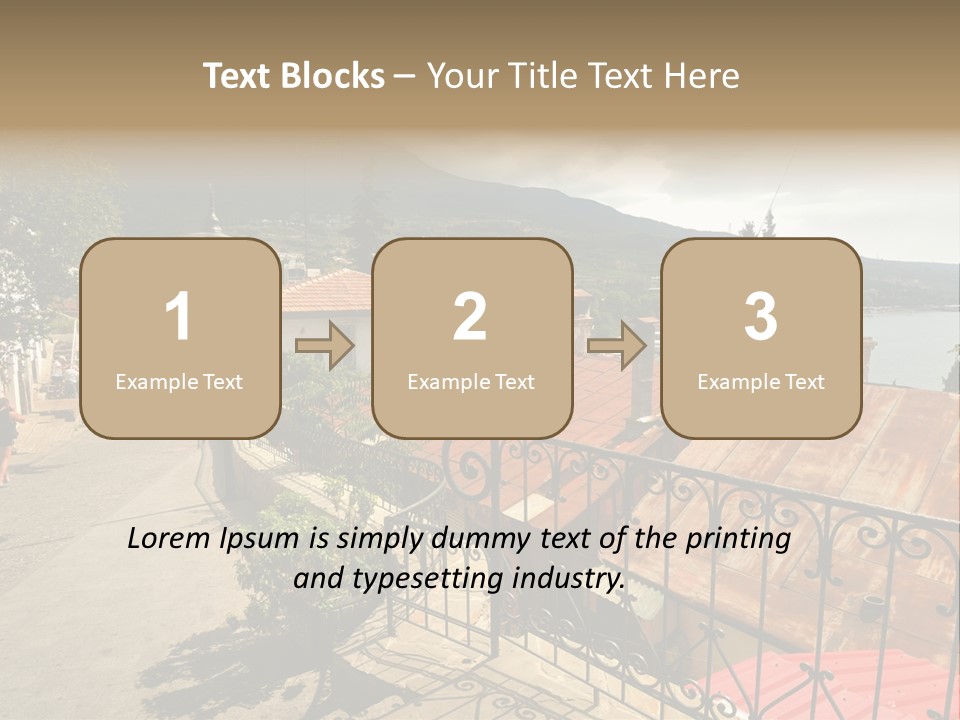 Window Hot South PowerPoint Template