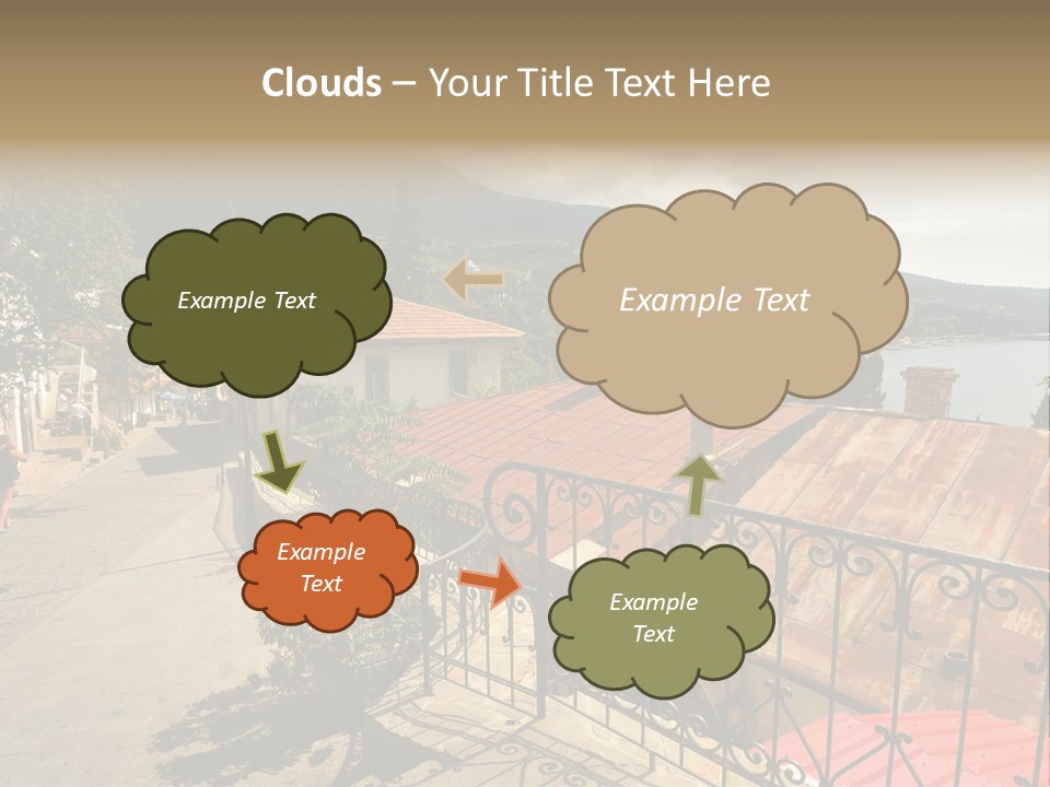 Window Hot South PowerPoint Template