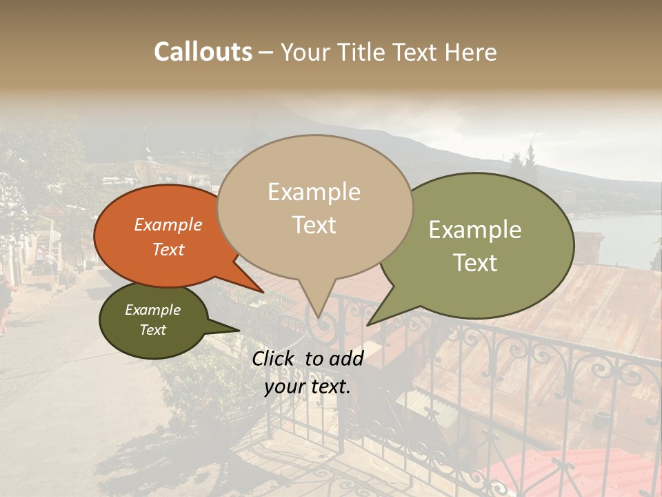 Window Hot South PowerPoint Template