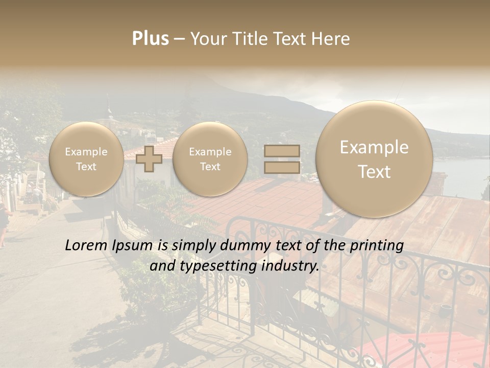 Window Hot South PowerPoint Template