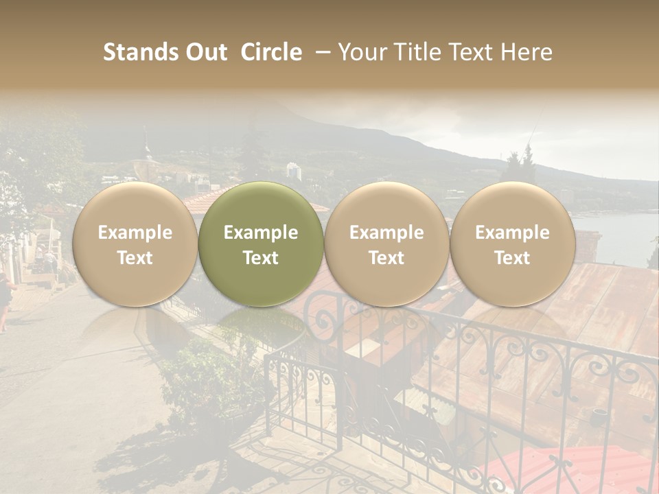 Window Hot South PowerPoint Template