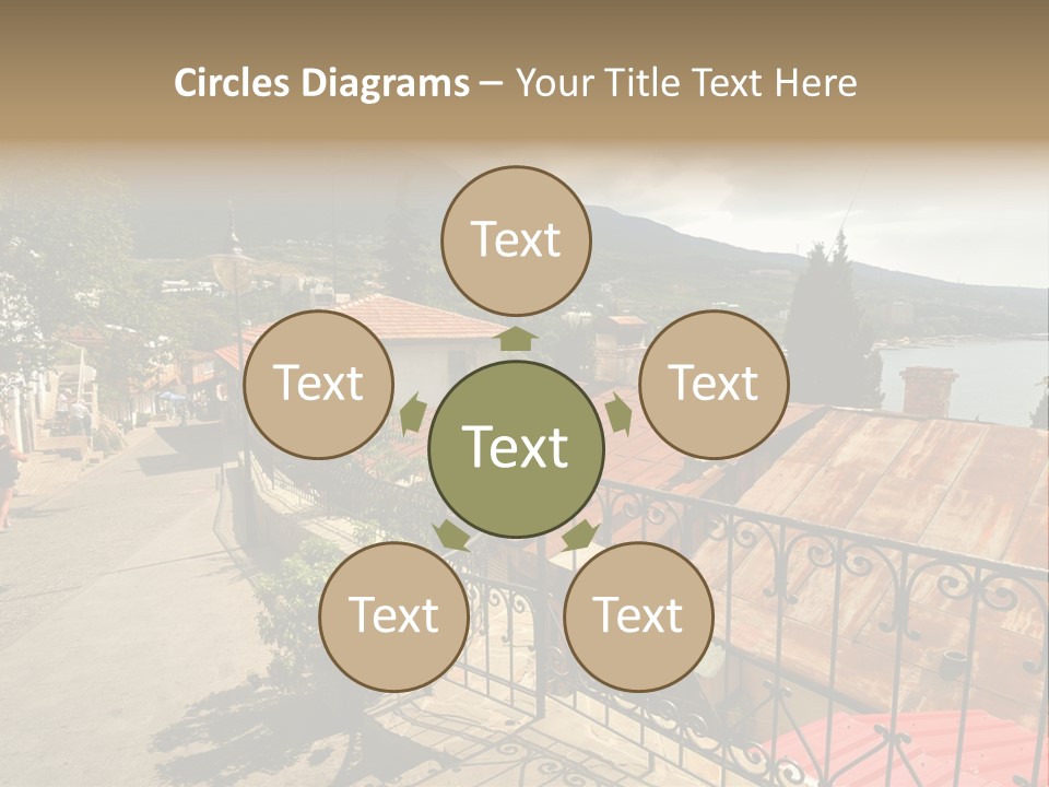 Window Hot South PowerPoint Template
