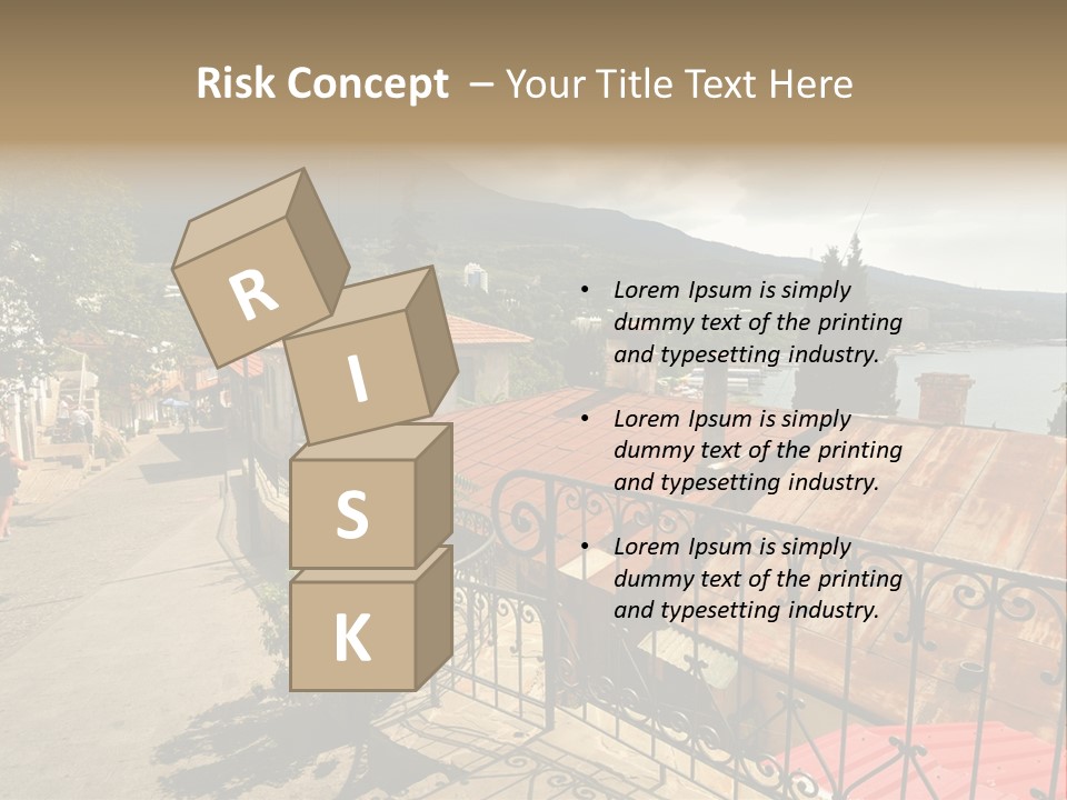 Window Hot South PowerPoint Template