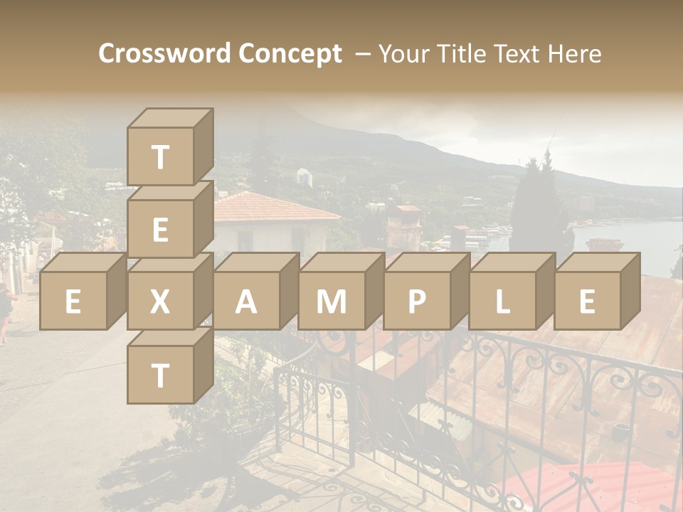 Window Hot South PowerPoint Template