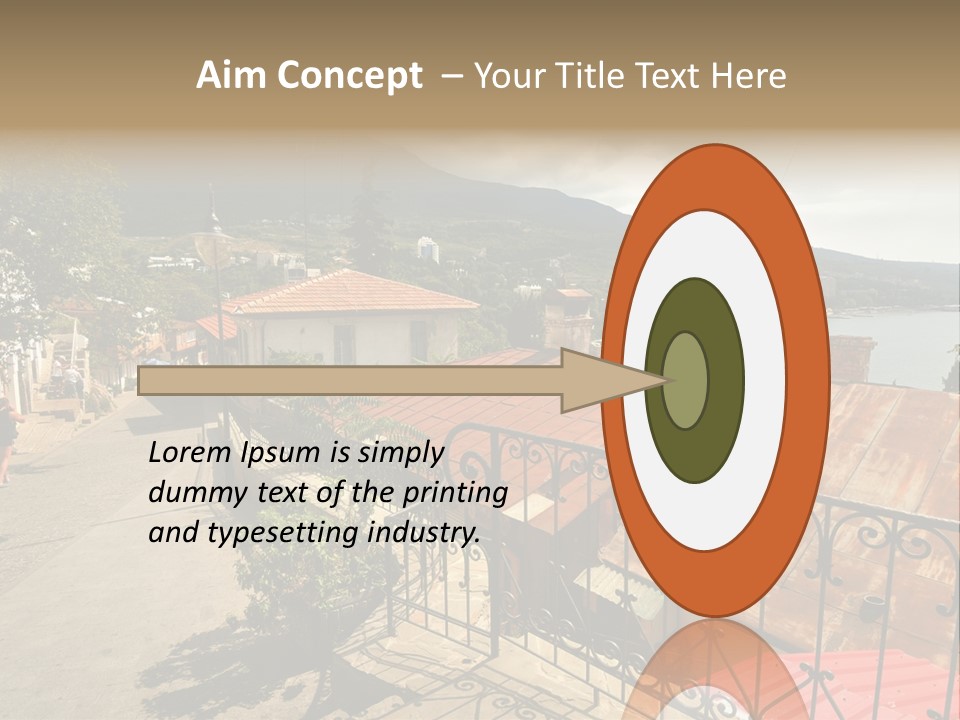 Window Hot South PowerPoint Template