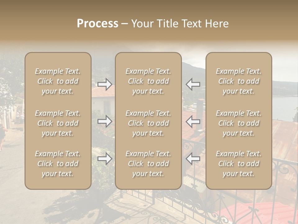 Window Hot South PowerPoint Template
