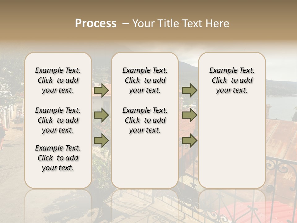Window Hot South PowerPoint Template