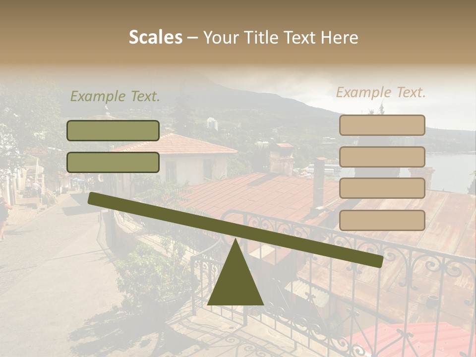 Window Hot South PowerPoint Template