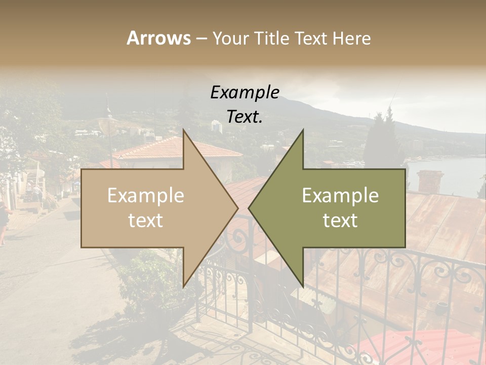 Window Hot South PowerPoint Template