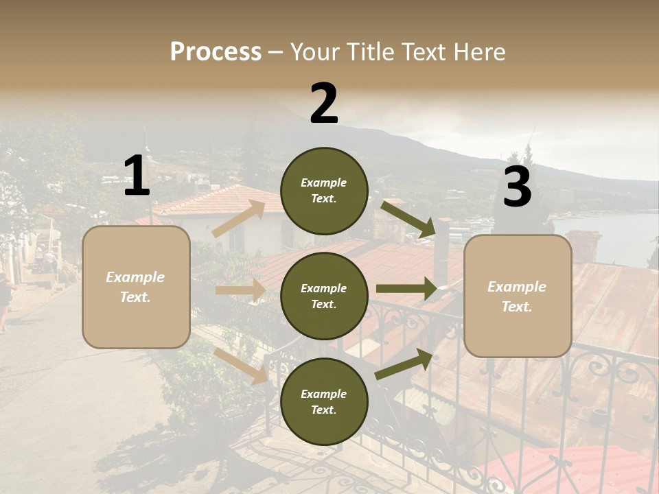 Window Hot South PowerPoint Template