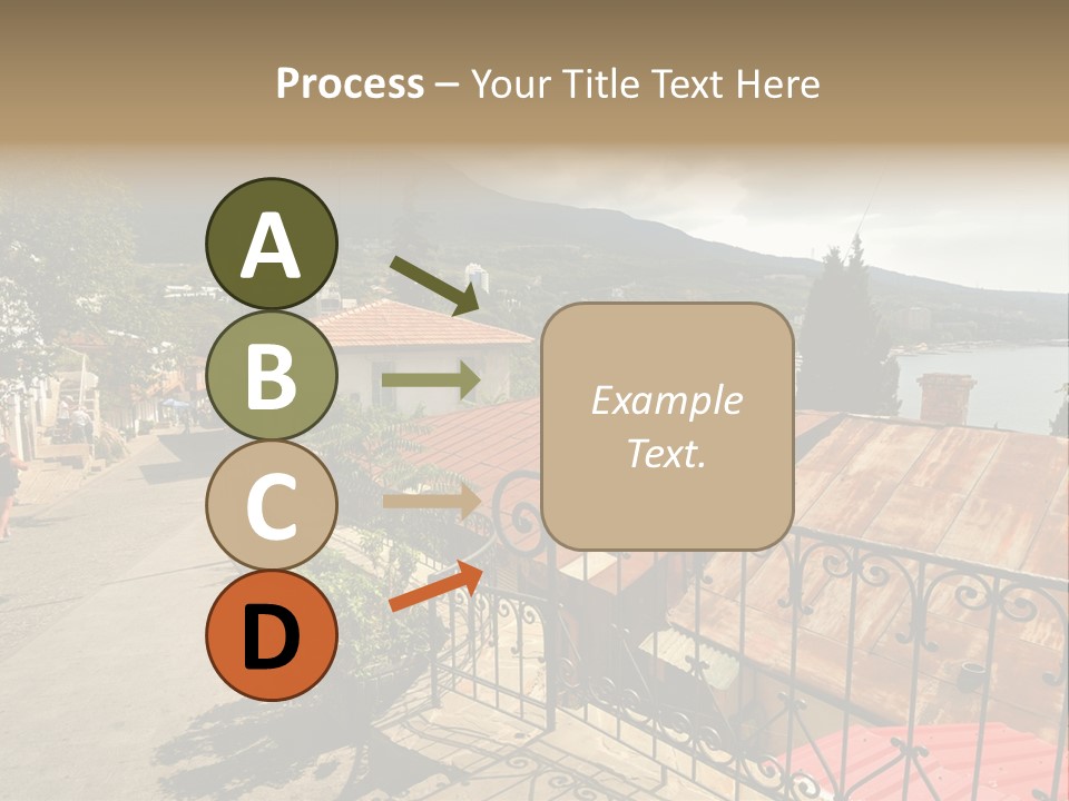 Window Hot South PowerPoint Template