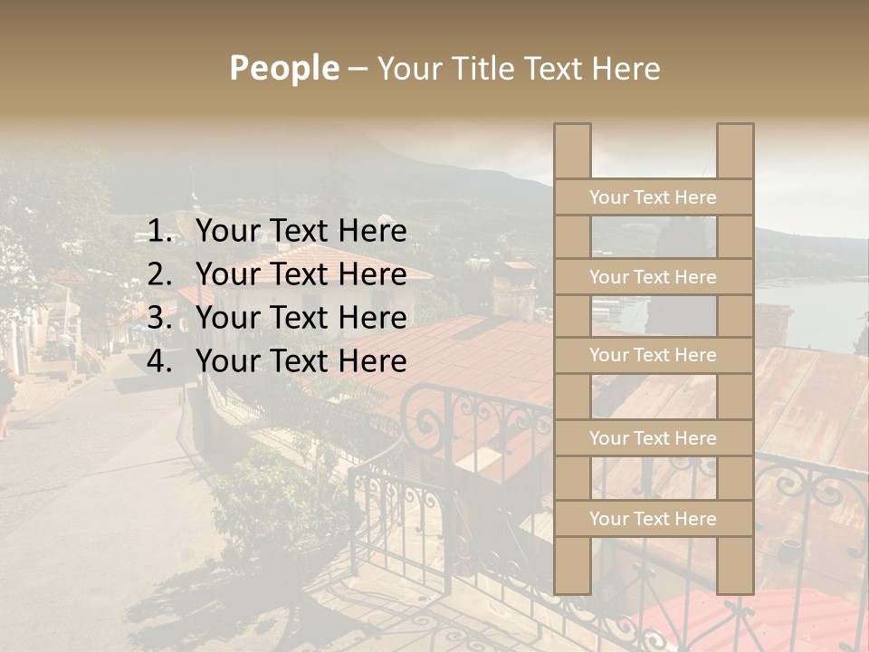 Window Hot South PowerPoint Template