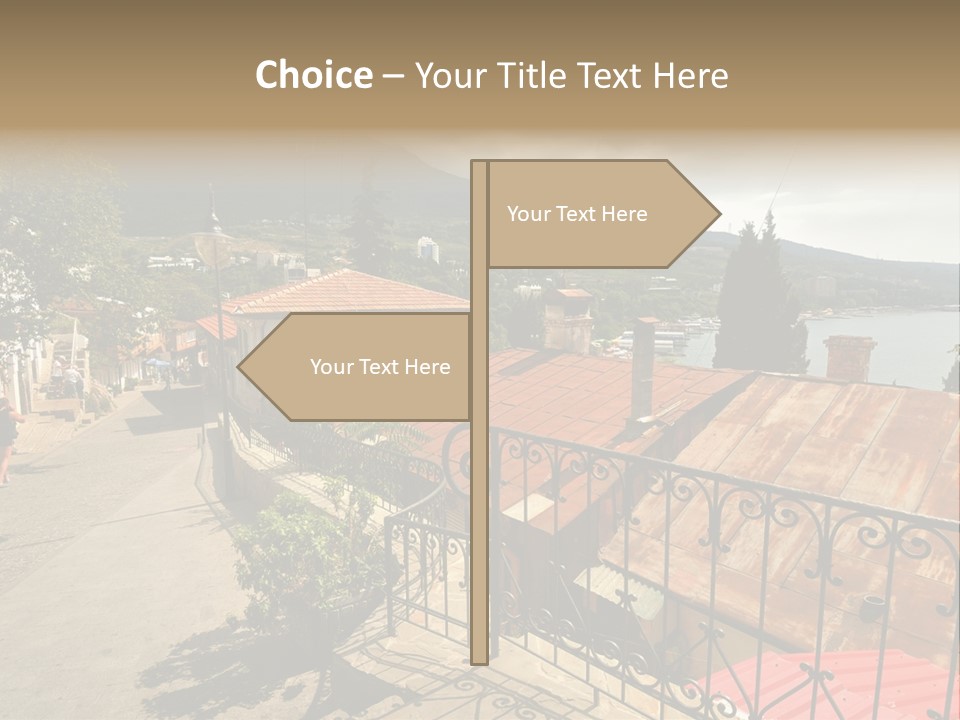 Window Hot South PowerPoint Template