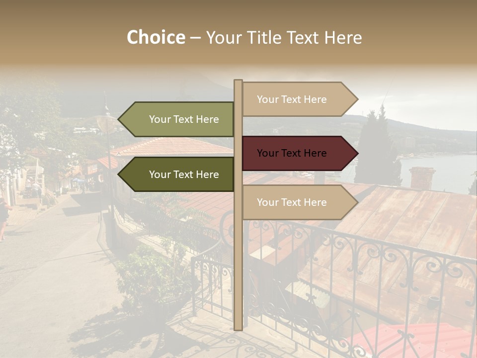 Window Hot South PowerPoint Template