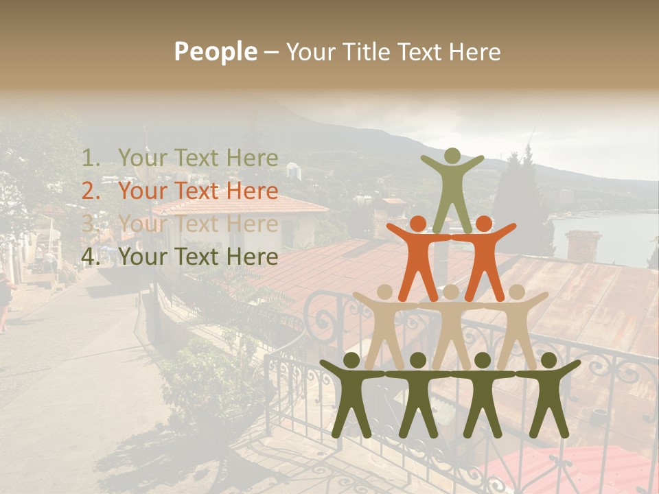 Window Hot South PowerPoint Template