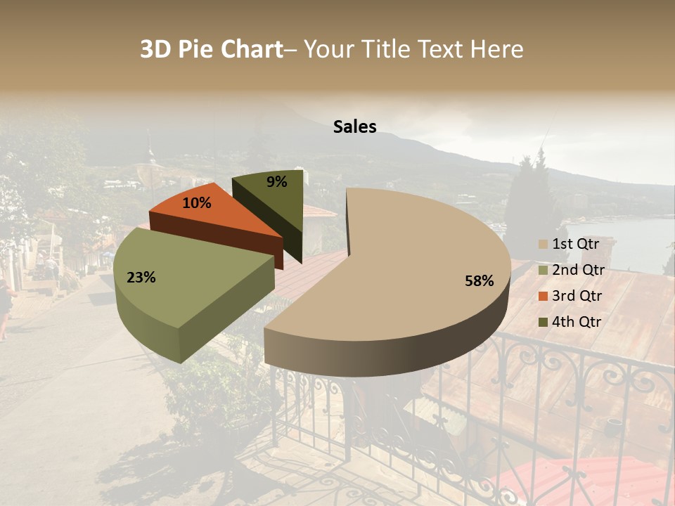 Window Hot South PowerPoint Template
