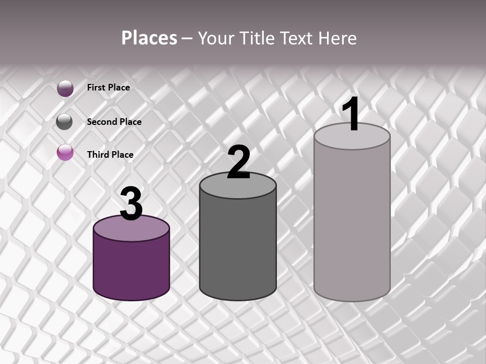 Cage Inlay Texture PowerPoint Template