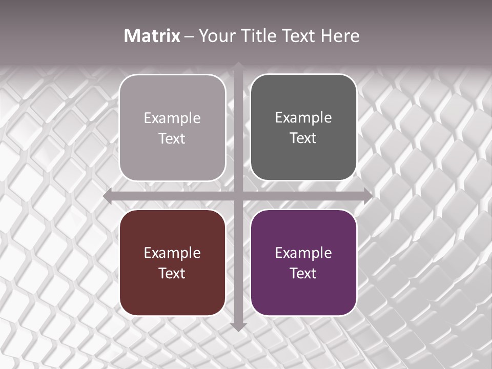 Cage Inlay Texture PowerPoint Template