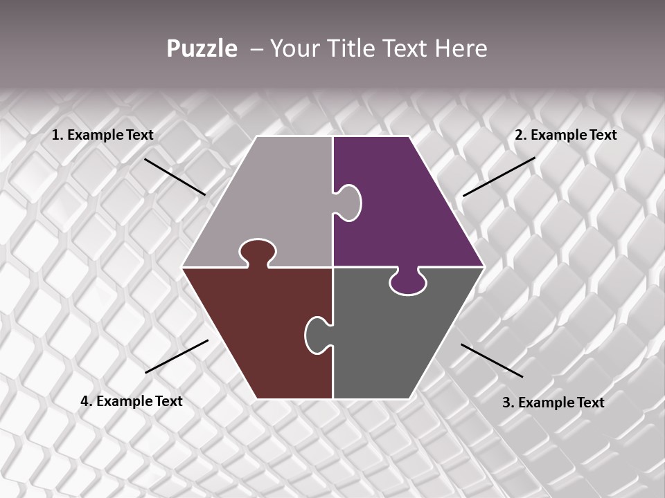 Cage Inlay Texture PowerPoint Template