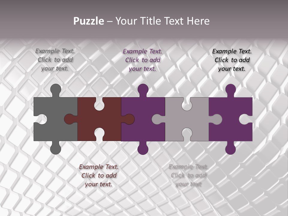 Cage Inlay Texture PowerPoint Template