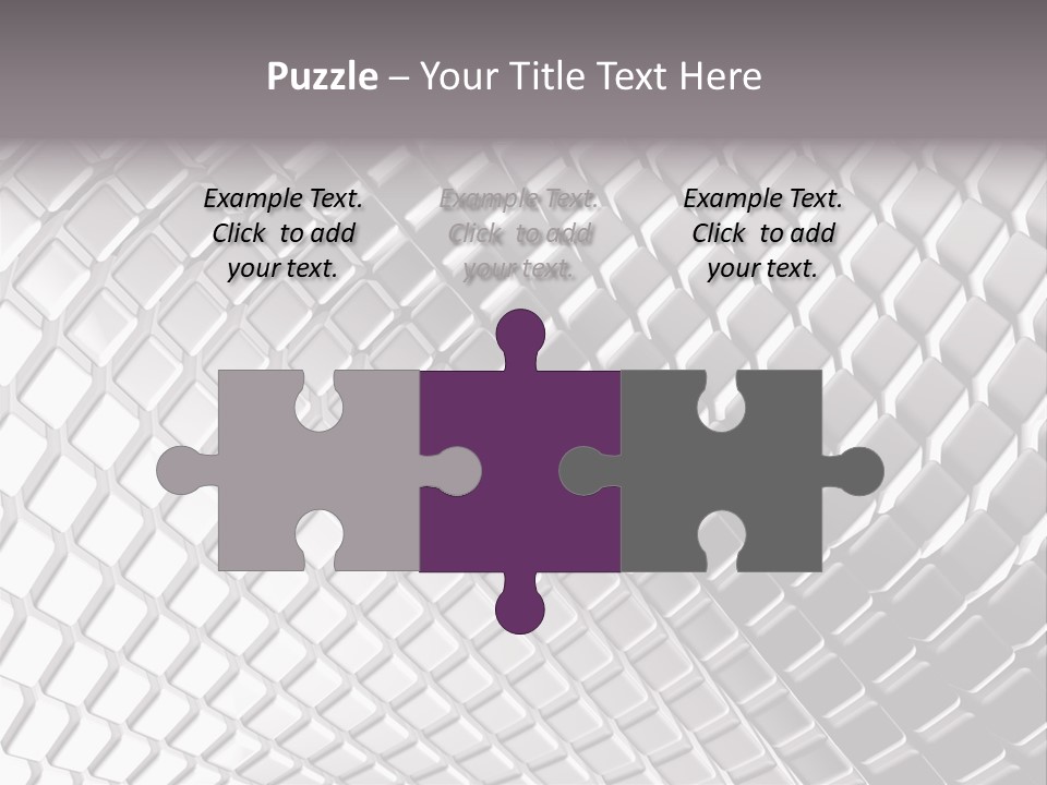 Cage Inlay Texture PowerPoint Template