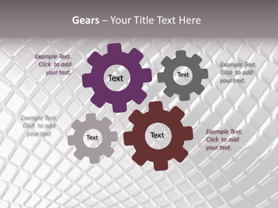 Cage Inlay Texture PowerPoint Template