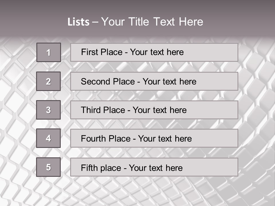 Cage Inlay Texture PowerPoint Template