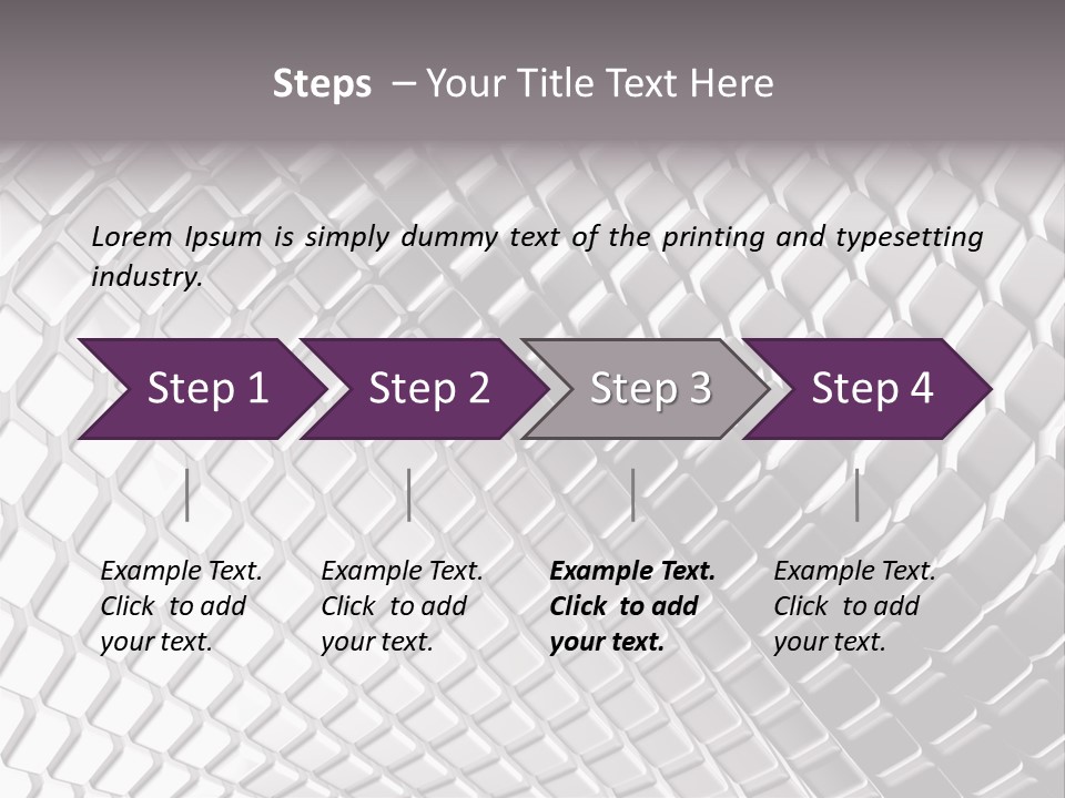 Cage Inlay Texture PowerPoint Template
