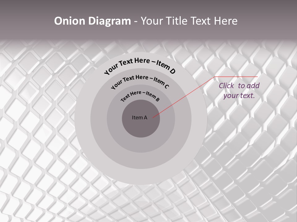 Cage Inlay Texture PowerPoint Template