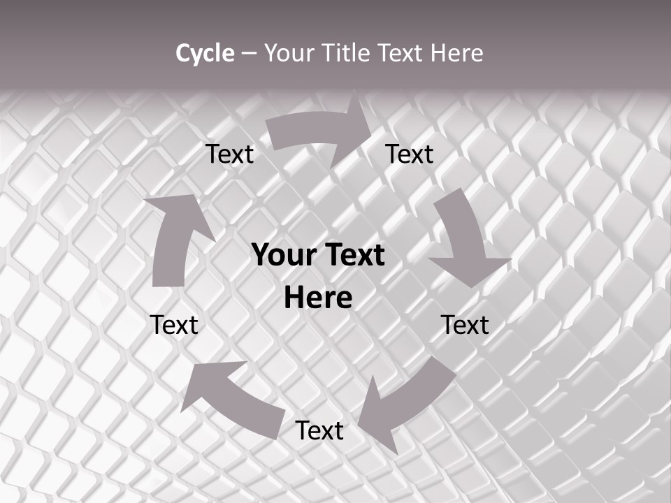 Cage Inlay Texture PowerPoint Template