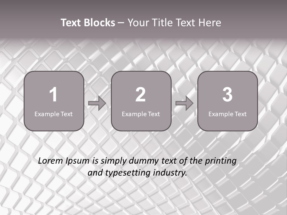 Cage Inlay Texture PowerPoint Template