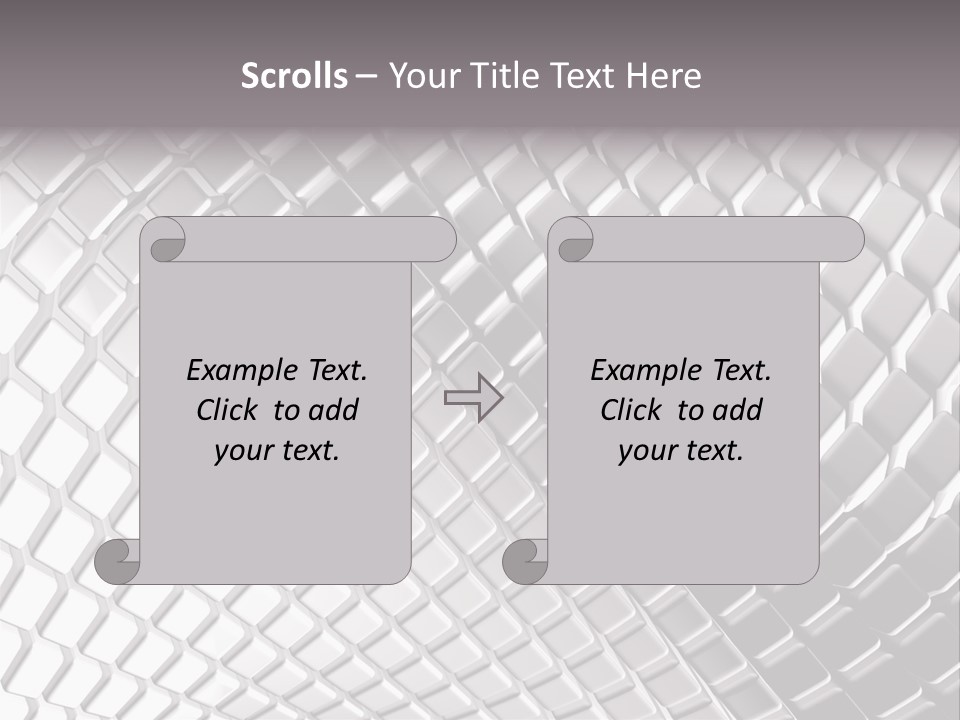 Cage Inlay Texture PowerPoint Template