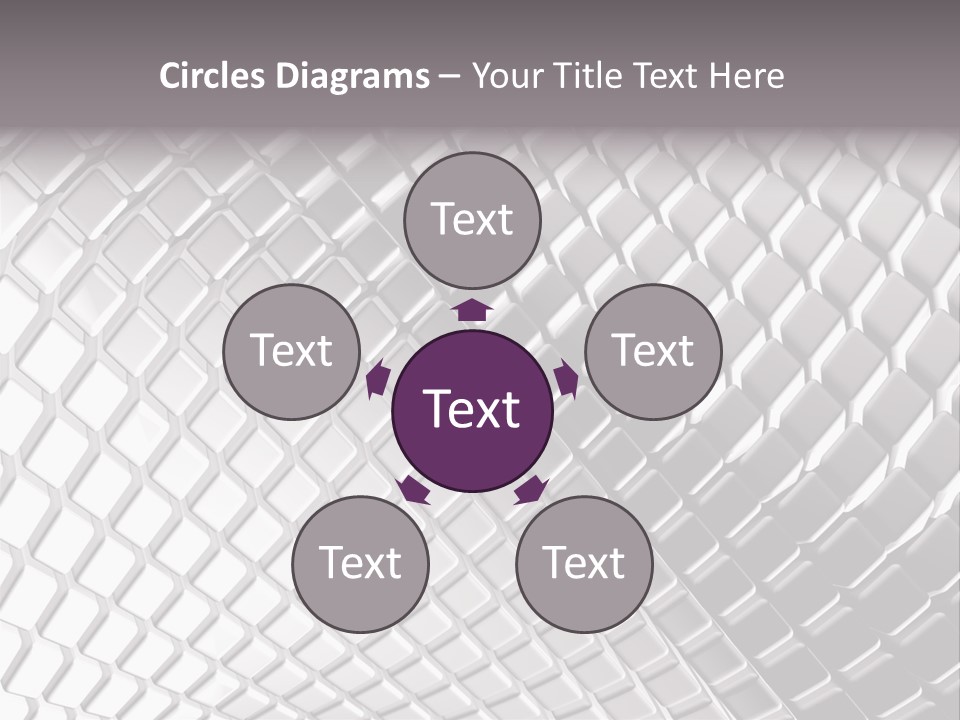 Cage Inlay Texture PowerPoint Template