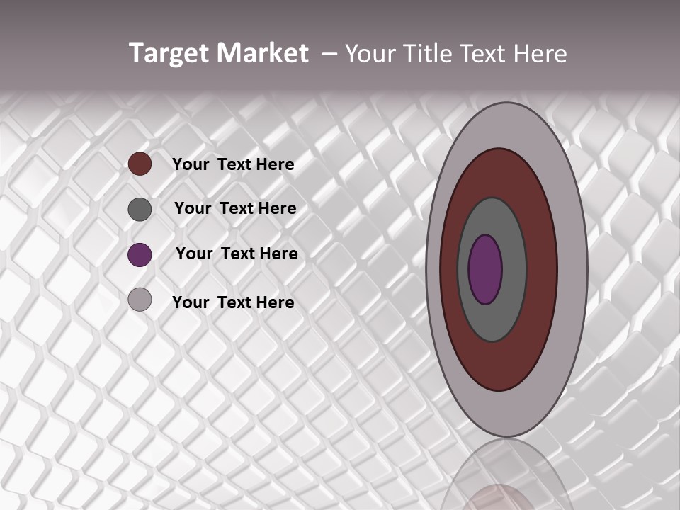 Cage Inlay Texture PowerPoint Template