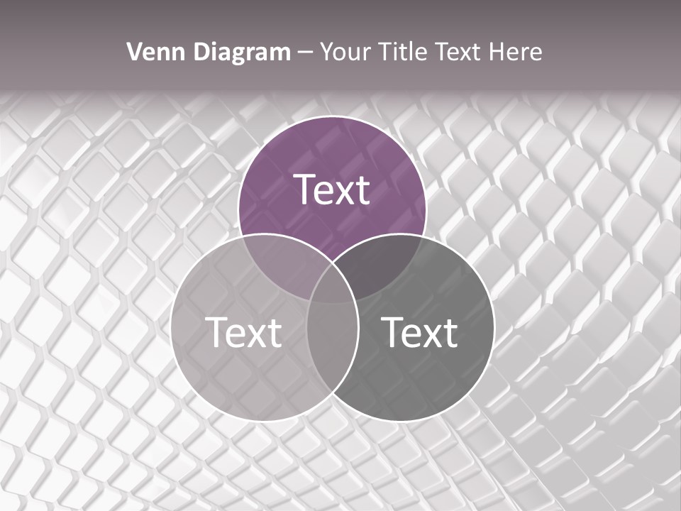 Cage Inlay Texture PowerPoint Template