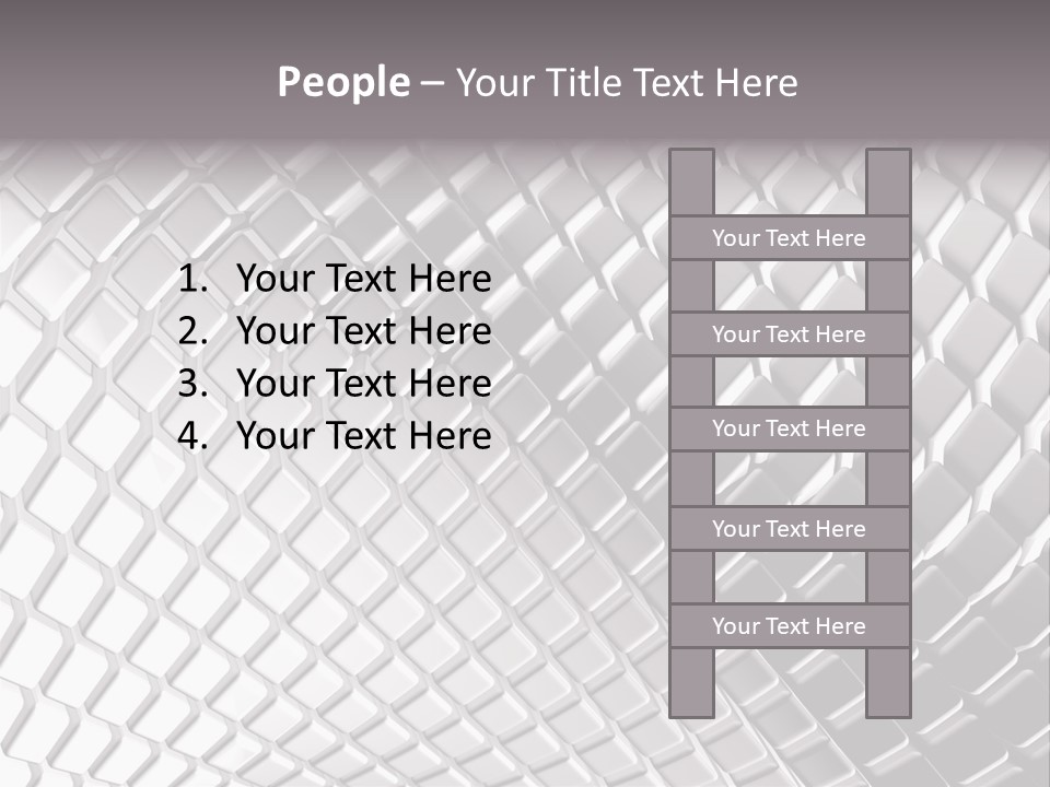 Cage Inlay Texture PowerPoint Template